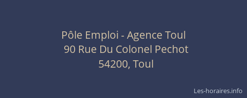 Pôle Emploi - Agence Toul