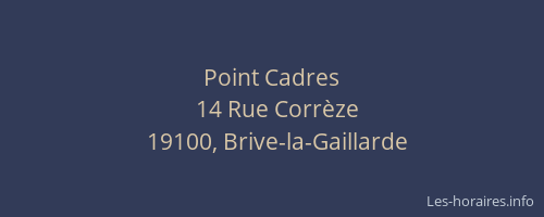 Point Cadres