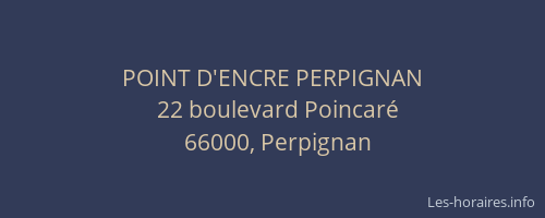 POINT D'ENCRE PERPIGNAN