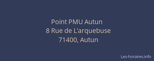 Point PMU Autun