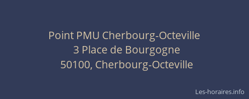 Point PMU Cherbourg-Octeville