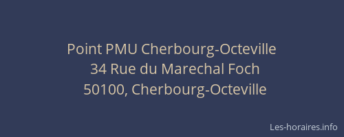 Point PMU Cherbourg-Octeville