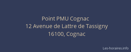 Point PMU Cognac