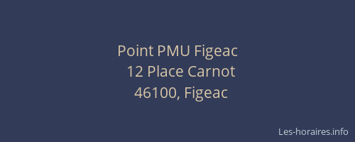 Point PMU Figeac