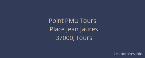 Point PMU Tours