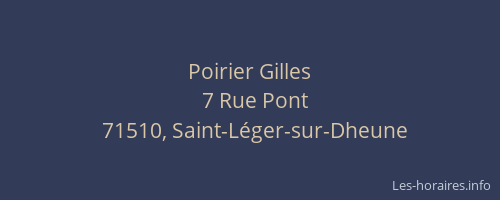 Poirier Gilles