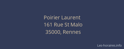 Poirier Laurent