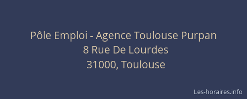 Pôle Emploi - Agence Toulouse Purpan