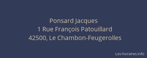 Ponsard Jacques
