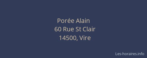 Porée Alain