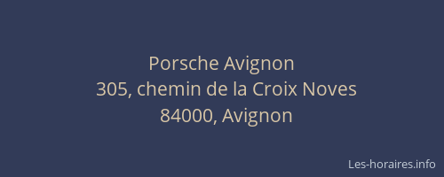 Porsche Avignon