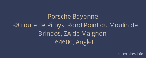 Porsche Bayonne