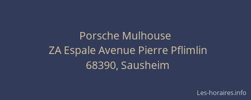 Porsche Mulhouse