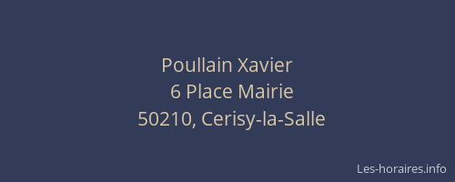 Poullain Xavier