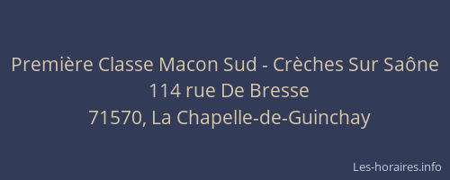 Première Classe Macon Sud - Crèches Sur Saône