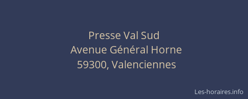 Presse Val Sud