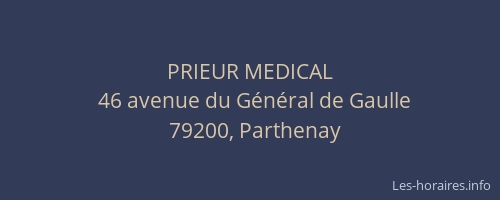 PRIEUR MEDICAL