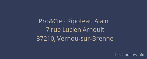 Pro&Cie - Ripoteau Alain