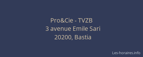 Pro&Cie - TVZB
