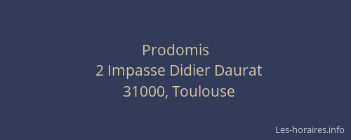 Prodomis