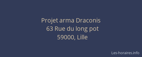 Projet arma Draconis