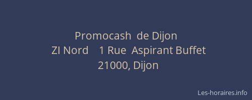 Promocash  de Dijon