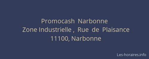 Promocash  Narbonne