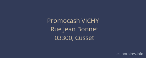 Promocash VICHY