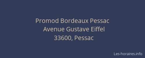 Promod Bordeaux Pessac