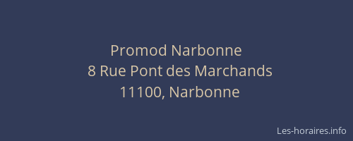 Promod Narbonne