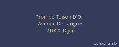 Promod Toison D'Or