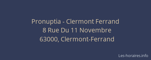 Pronuptia - Clermont Ferrand