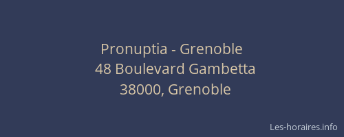 Pronuptia - Grenoble