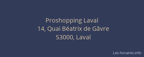 Proshopping Laval