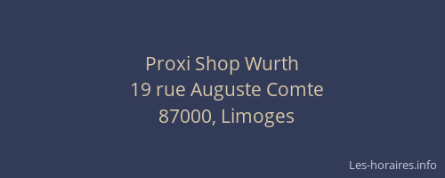 Proxi Shop Wurth