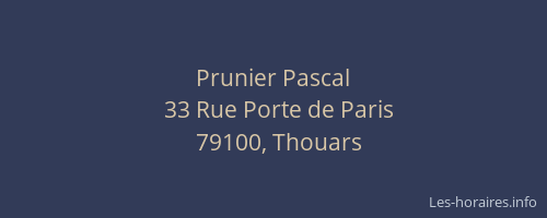 Prunier Pascal