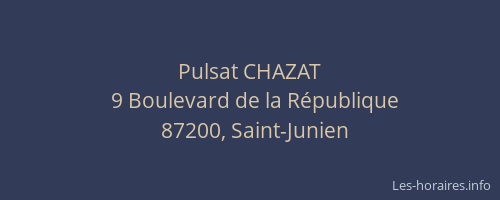 Pulsat CHAZAT