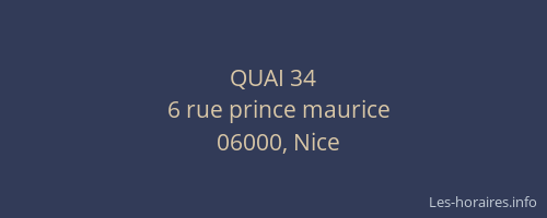 QUAI 34