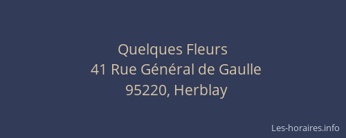 Quelques Fleurs