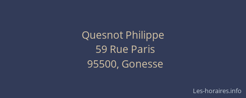 Quesnot Philippe