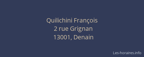 Quilichini François