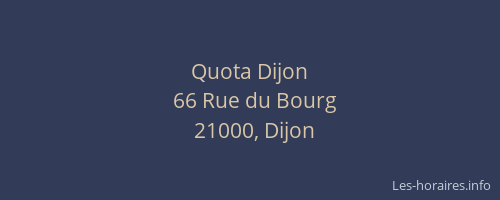 Quota Dijon
