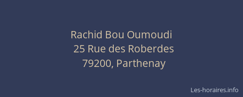 Rachid Bou Oumoudi