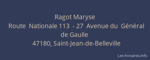 Ragot Maryse