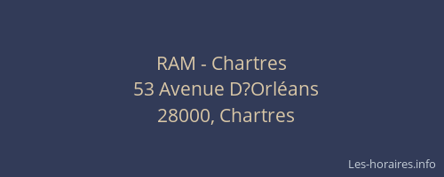 RAM - Chartres