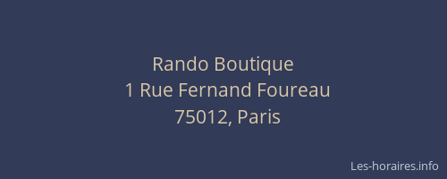 Rando Boutique