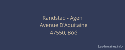 Randstad - Agen