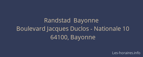 Randstad  Bayonne