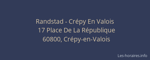 Randstad - Crépy En Valois