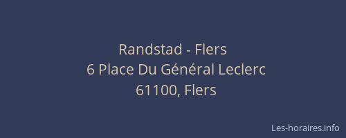 Randstad - Flers